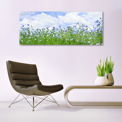 Quadro di vetro Fiori Pianta naturale