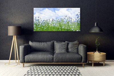 Quadro di vetro Fiori Pianta naturale