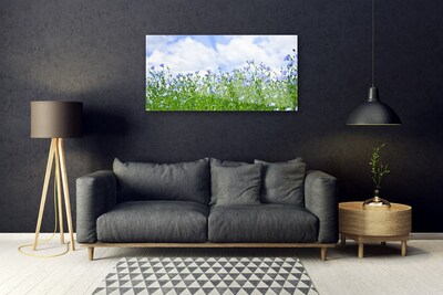 Quadro di vetro Fiori Pianta naturale