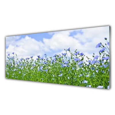 Quadro di vetro Fiori Pianta naturale