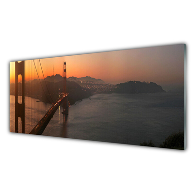 Quadro in vetro Architettura a ponte