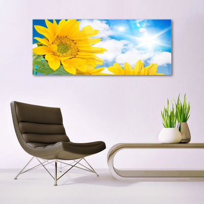 Quadro in vetro Fiori Pianta naturale