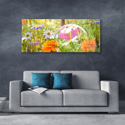 Quadro in vetro Fiori Pianta naturale