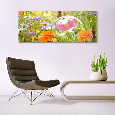 Quadro in vetro Fiori Pianta naturale