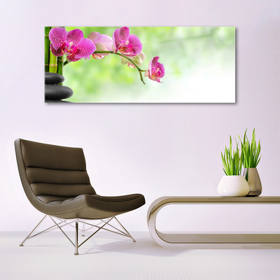 Quadro in vetro Fiore della natura Bambù