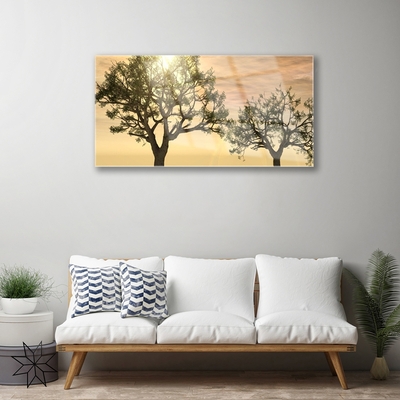 Quadro su vetro Alberi della natura