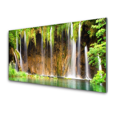 Quadro in vetro Cascata Natura