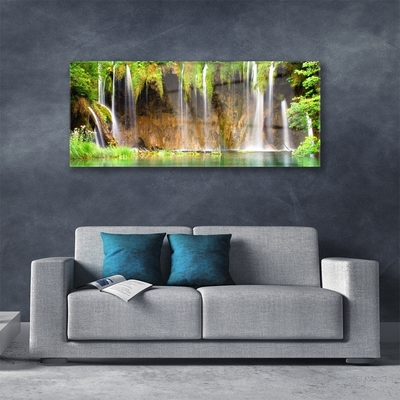 Quadro in vetro Cascata Natura