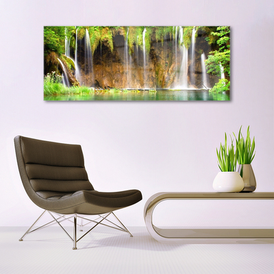 Quadro in vetro Cascata Natura