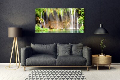 Quadro in vetro Cascata Natura