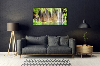 Quadro in vetro Cascata Natura