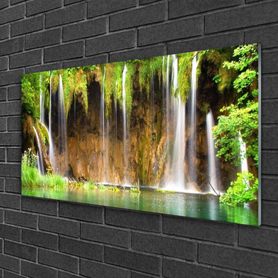 Quadro in vetro Cascata Natura