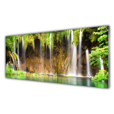 Quadro in vetro Cascata Natura