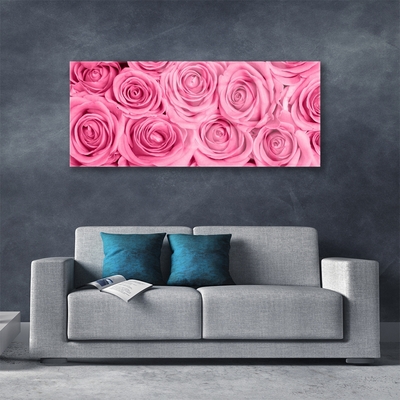 Quadro in vetro Rose Fiori Pianta