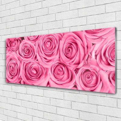 Quadro in vetro Rose Fiori Pianta