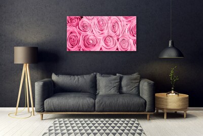 Quadro in vetro Rose Fiori Pianta