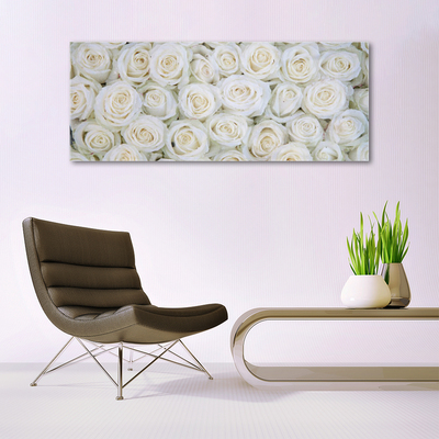 Quadro su vetro Rose Fiori Pianta