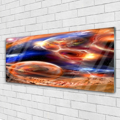 Quadro di vetro Universo dell'astrazione