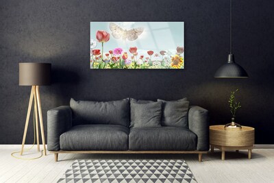 Quadro in vetro Fiori Pianta naturale