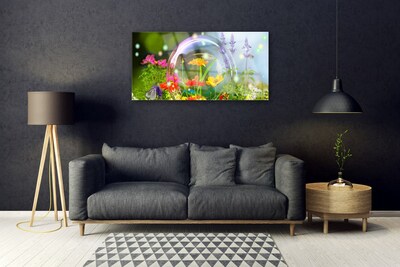 Quadro in vetro Fiori Pianta naturale