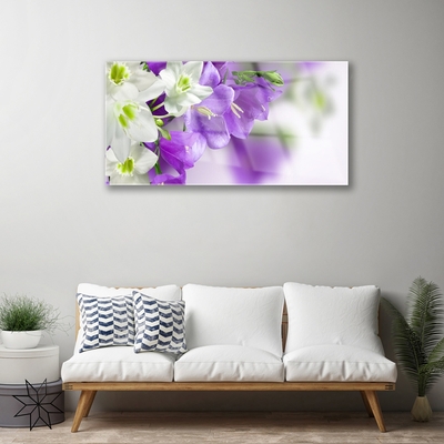 Quadro vetro Fiori Pianta naturale