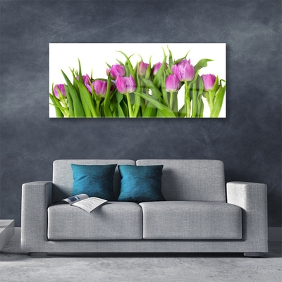 Quadro in vetro Tulipani Fiori Pianta