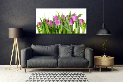 Quadro in vetro Tulipani Fiori Pianta