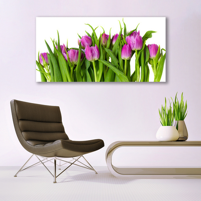 Quadro in vetro Tulipani Fiori Pianta