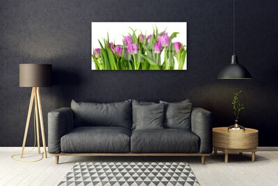 Quadro in vetro Tulipani Fiori Pianta