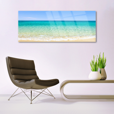 Quadro in vetro Paesaggio marino