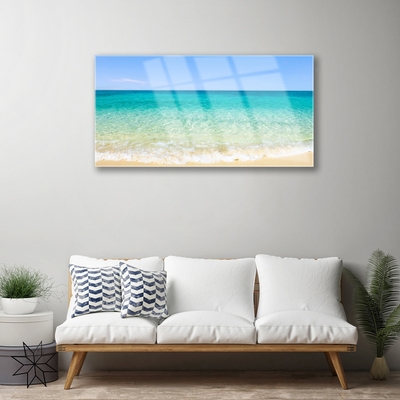 Quadro in vetro Paesaggio marino