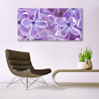 Quadro di vetro Fiori Pianta naturale