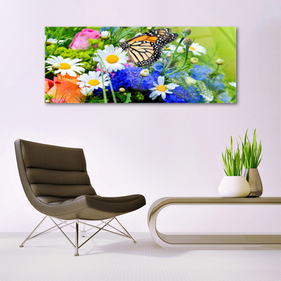 Quadro di vetro Fiori Pianta naturale