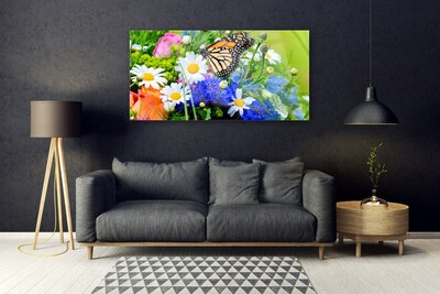 Quadro di vetro Fiori Pianta naturale