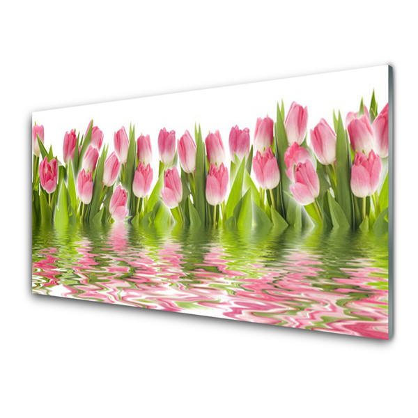 Quadro in vetro Tulipani Pianta Naturale