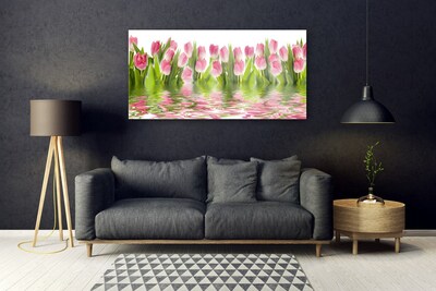 Quadro in vetro Tulipani Pianta Naturale