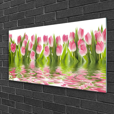 Quadro in vetro Tulipani Pianta Naturale