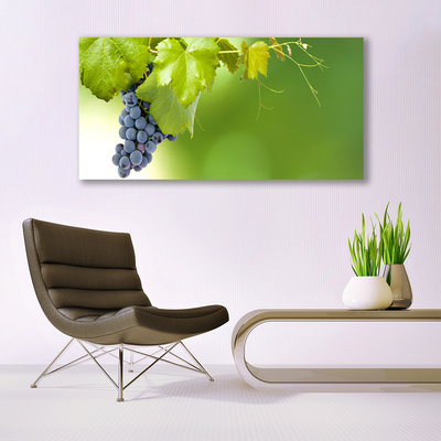 Quadro su vetro Cucina Foglie d'Uva