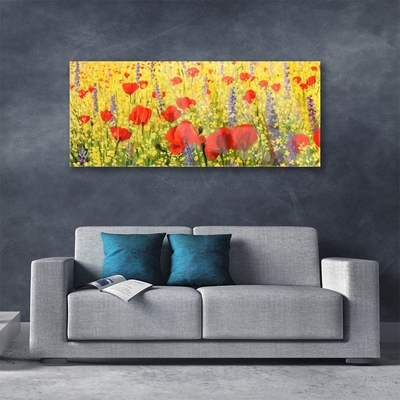 Quadro in vetro Fiori Pianta naturale