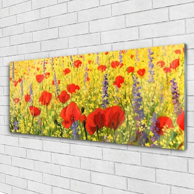 Quadro in vetro Fiori Pianta naturale