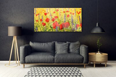 Quadro in vetro Fiori Pianta naturale