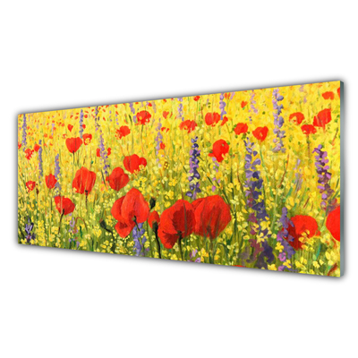 Quadro in vetro Fiori Pianta naturale