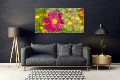 Quadro vetro Fiore Pianta naturale