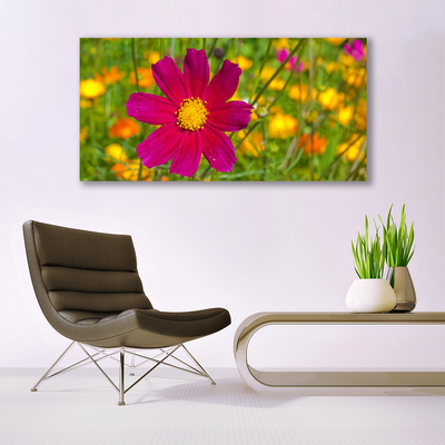 Quadro vetro Fiore Pianta naturale