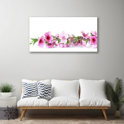 Quadro di vetro Fiori Pianta naturale