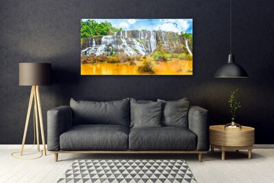 Quadro vetro Cascata Albero Natura