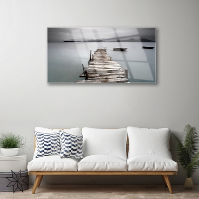 Quadro su vetro Architettura del mare a ponte