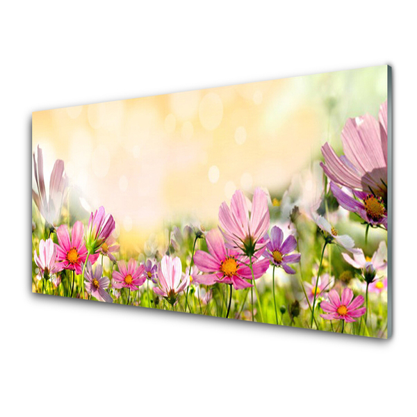 Quadro in vetro Fiori Pianta naturale