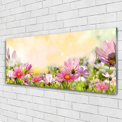 Quadro in vetro Fiori Pianta naturale