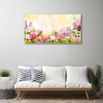 Quadro in vetro Fiori Pianta naturale